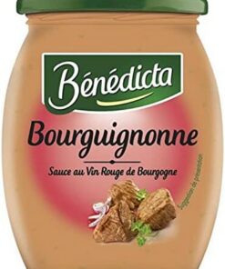 Benedicta Bourguignonne Salsa de Vino Tinto de Borgoña 270 g (lote de 6)