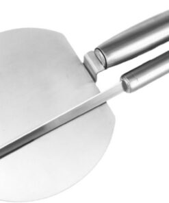 Cabilock Utensilios para Pasta de Acero Inoxidable Herramienta Resistente para Hacer Fideos y Espaguetis Kit de Cocina Duradero y Fácil de Limpiar para Elaboración Tradicional de Pasta