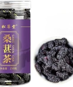 Té De Hierbas Naturales- Té De Morera Negra Seca Comestible Cero Aditivo Té De Morera Té De Frutas Secas Saludables 250g / 8,81oz