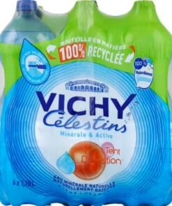 VICHY Célestins Agua mineral natural gaseosa 6 x 1,15 L