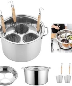 Esta Olla para Pasta Multifuncional de Acero Inoxidable con divisores y colador es la Olla para Pasta Ideal para cocinas domésticas y de restaurantes, cocinar Pasta, Fideos y m