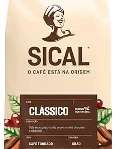 Sical 5 Stars deliciosos granos de café tostados portugueses de 1 kg (2 bolsas = 2 kg)