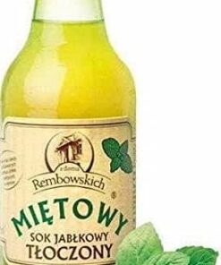 Jugo de manzana prensado con menta 250 ml Rembowscy