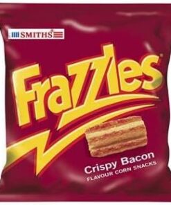 Smiths Frazzles Crujientes Bacon Sabor a Maíz Snacks x Caja de 48