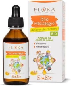 Flora - Aceite de Masaje Infantil - Relaja, Armoniza e Hidrata - 100ml - Pack de 2
