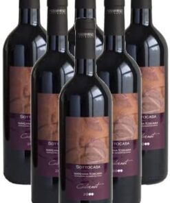 Vino tinto toscano Cabernet Sauvignon IGT Poderi Firenze (6 botellas 75 cl.)