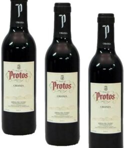 Protos Crianza, Vino Tinto, Ribera del Duero 375ml (Paquete de 3)