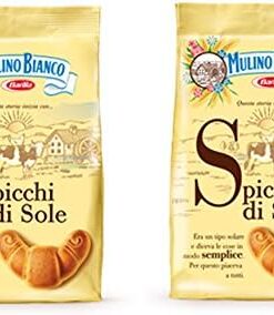 Mulino Bianco: "Spicchi di Sole" galletas de mantequilla y huevos - 400 g, paquete de 2