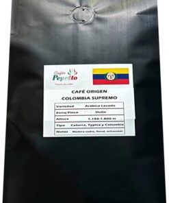 Café en grano origen Colombia Supremo Huila, 1 kg