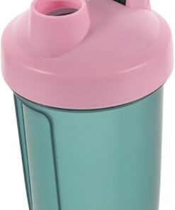 Toyvian Botella Mezcladora De Proteínas Verde, Vaso Batidor De Plástico, Capacidad Grande, Diseño Portátil, para Gimnasio y Entrenamiento, Preparación De Batidos y Bebidas Nutricionales