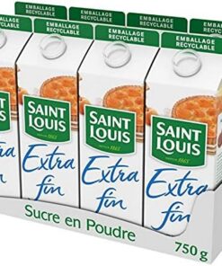 Saint Louis Azúcar extra fino 750 g (lote de 8)