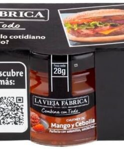 La Vieja Fábrica | Surtido salsa COMBINA CON TODO | Pack de 3 | Pimiento y Jalapeño | Mango y Cebolla | Tomate y Pimiento