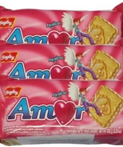 Qumir - Galletitas Argentinas Amor de Bagley - 3 Paquetes de 112 Grs cada uno para disfrutar de un Sabor Típicamente Argentino