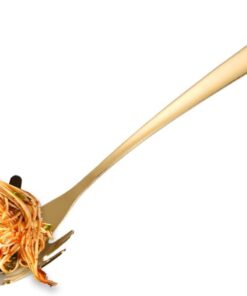 Cuchara para Pasta con Dientes Cuchara Pasta de Acero Inoxidable Utensilio | Cuchara Pasta para Cocinar, Servir, Fideos, Pasta, Utensilios de Cocina, Acero Inoxidable, Cocinar