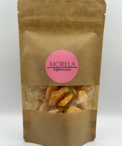 MORELA LIOFILIZADO 100 G DELIFRUITS BALDOS RUBIDOS PREMIUM Fruta natural sin azúcar y sin conservación, deliciosos aperitivos para niños