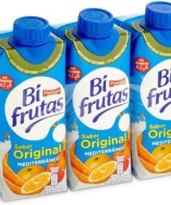 Bifrutas - Bebida Refrescante Sabor Original Mediterráneo 3 x 330ml | Bebida Natural de Frutas, Energizante y Saludable