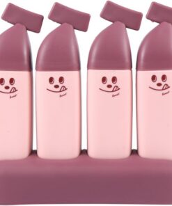 VALICLUD Moldes para Cubitos de Hielo Molde para Helado Banana Style de Pp Rojo, Fáciles de Usar y Limpiar, para Hacer Hielo y Pudín