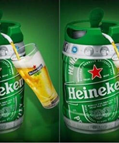 2 x 5 l Barril con grifo (de Heineken draught Keg 5%