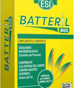 ESI BATTERIL 900 – Extracto de semilla de pomelo y aceite esencial de árbol del té – fortalece el sistema inmunitario y favorece el equilibrio microbiano (30)