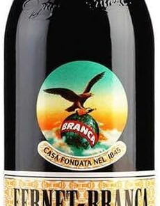 FERNET BRANCA - Licor de Hierbas Italiano, Sabor Amargo, 39% Volumen de Alcohol - 700 ml