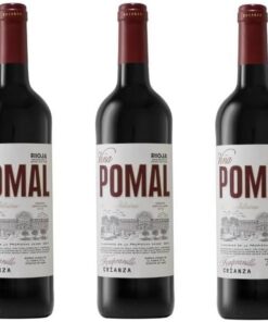 VIÑA POMAL Crianza, Vino Tinto DO Rioja, 100 por 100 Tempranillo, 75 cl (Paquete de 3)