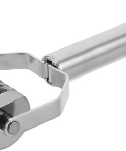 OUNONA Cortador Manual de Fideos y Pasta de Acero Inoxidable Rodillo de Celosía Herramienta para Masa Mango Ergonómico Adecuado para Cocina Casera y Elaboración de Espaguetis
