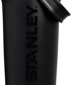 STANLEY Vitalize - Botella mezcladora de 20 onzas | Taza mezcladora con aislamiento a prueba de fugas de acero inoxidable | Base de almacenamiento y tapa de flujo rápido de rosca | Para batidos de