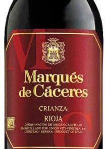 VINO TINTO CRIANZA MARQUÉS DE CÁCERES 75CL (1 BOTELLA)