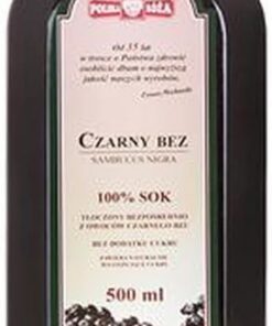 El jugo de la baya del saúco negro 100% 500 ml Polska Roża