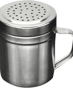 Pulverizador de polvo de acero inoxidable con colador multifunción de malla fina para botellas de especias al aire libre como práctica temporada (plata, talla única)