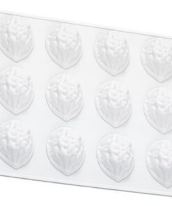 Molde de 18 cavidades para nueces, Molde de Silicona para Hornear para Pasteles, pudines y Chocolates, postres, diseño fácil de desmoldar, Postre Multiusos