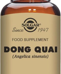 Solgar Dong Quai | Bienestar Femenino | 100 Cápsulas Vegetales | Conocido como el ginseng femenino · Extracto herbario de alta calidad