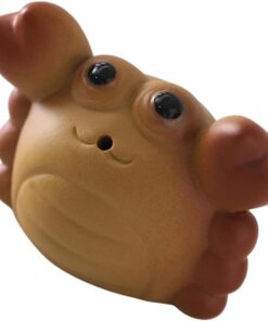 Genérico Escultura artística de Mascota de té de Arcilla de con función de Burbuja Artesanal para Amantes y recolectores de té Mascota Que sopla Burbujas