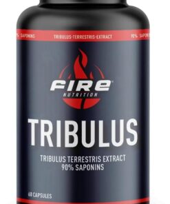 Fire Nutrition - Tribulus 60 caps - Tribulus Terrestris Extract - 90% Saponins - 90% Saponinas - Exctracto de Tribulus Terrestris - Precursor de la Testosterona - Testosterone Precursor