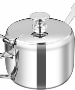 Generisch Tarro de especias | Antideslizante para mostradores de la cocina – Recipiente de especias de acero inoxidable para la cocina – para azúcar, sésamo, pimienta, preparación de comidas
