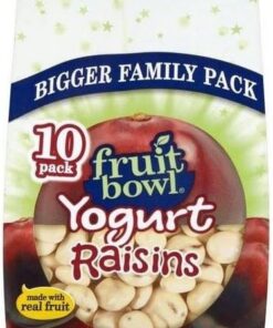 Fruit Bowl Escamas De Frutas Pasas Con Recubrimiento De Yogur (10X30g) (Paquete de 6)