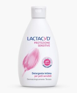 Lactacyd Protección Sensitive – Limpiador de higiene íntima indicado para pieles sensibles, con ácido láctico biotecnológico y extracto de algodón, paquete de 6 piezas (6 x 300 ml)