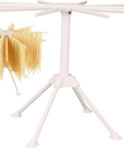 Secador de fideos para pasta plegable Estable, Fácil Almacenamiento, | Perchero colgador para fideos caseros Ahorro De Espacio, Limpieza Sencilla, Para Cocina Y Máquinas