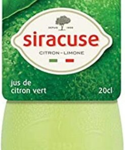 Siracuse Verde, zumo de lima, botella de 20 cl