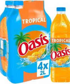 OASIS Bebida de frutas tropicales 4 x 2 L