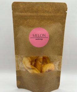 MELON CANTALUPA 500G PLASTRAS DE CALIDAD PREMIUM Fruta seca, Dulces y Deliciosos 0,5 KG DELIFRUITS