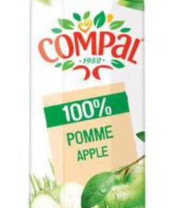 Compal Jugo de Manzana 1L (paquete de 12)