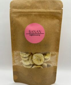 BANANA LIOFILIZADA 500G PLÁSTICOS Fruta finamente crujiente LIOFILIZADA, FRUTAS LIOFILIZADAS Y SECADAS SIN CONSERVADOS Y SIN AZÚCAR