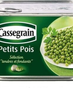 Cassegrain Guisantes tiernos y derretidos, 495 g (paquete de 5)