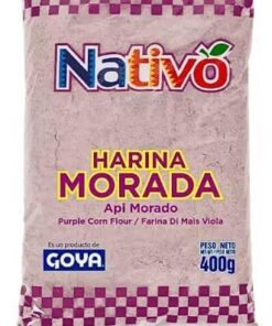 Nativo - Harina Morada - Farina Di Mais Viola - Producto Latino - 400 Gramos