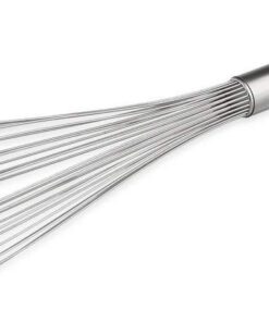 Thermohauser 5000245345 - Varillas de batir (acero inoxidable, 45 cm, con mango de acero inoxidable y colgador, 24 trabillas, acero inoxidable)