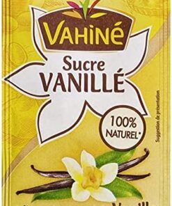 Vahiné Azúcar Vanilla con Extracto Natural de Vainilla por 10 bolsas de 7,5 g (lote de 5 o 50 bolsas