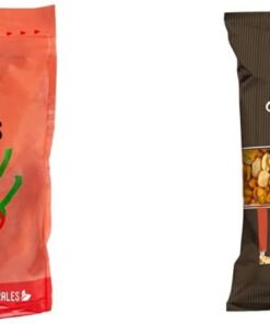EL NOGAL Frutos Secos Cacahuete Repelado Picante (Con Pimenton y Cayena) Doypack, 125 G & El Nogal Frutos Secos Cóctel de Frutos Secos Sabor Tex-Mex Bolsa, 125 G. SIN GLUTEN. APTO PARA CELÍACOS.