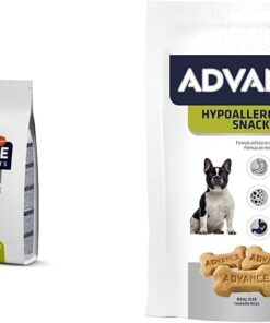 Advance Perro Veterinary Diet Hypoallergenic 2,5kg & Snacks Hypoallergenic - Galletas para Perros - Pack De 7 x 150 g - Total 1,05 kg