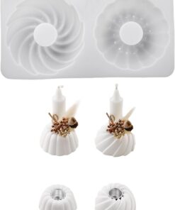 Pudines de silicona para suministros de arte y manualidades de resina, pudines de silicona